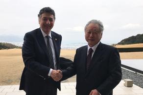 Mehmed Özkan ve Hiroshi Kito (Shizuoka Üniversitesi)