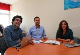 (Soldan sağa) Ali Salah, Heysem Kaya ve Gül Varol ile ödüllü projelerini konuştuk